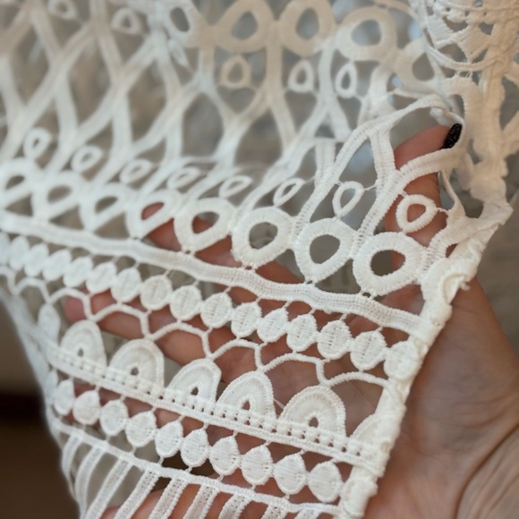 NWT Two Sisters Australia Scarlett White Lace Midi Dress - Picture 8 of 11